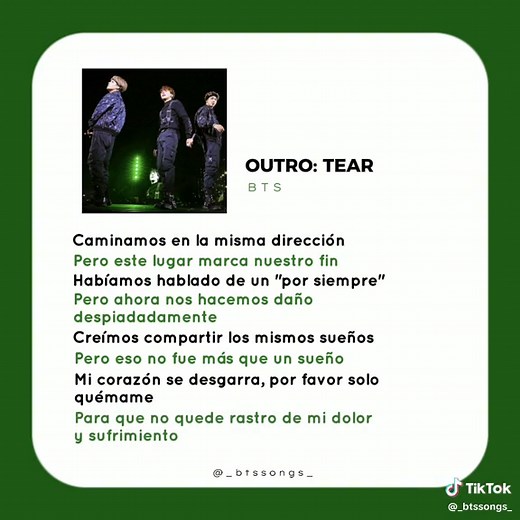 Outro: Tear de BTS (Sub Español) – Vivo la emoción