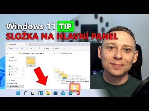 Windows 11 připnout vybrané složky na hlavní panel - návod