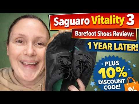Saguaro Vitality 3 Barefoot Shoes Review: 1 Year Later! (Plus 10% Discount Code!)