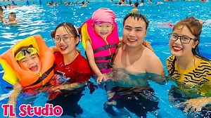 6.8M views · 39K reactions | It’s really warm outside, a perfect day to go for a swim! Have fun singing and dancing along, and learn some basic swimming skills along the way! | Ly LY ToysReview | Facebook