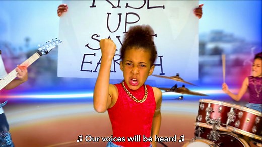 It's time to jam out and RISE UP! 🎵🗣️🙌🏾 Join Nandi Bushell in the call to address climate change, for the love of our planet! 🌎🌳💖 We celebrate Nandi and kids around the world and their commitment to this very important cause to save their future. Watch Nandi's FULL music video here 👉 https://cartn.co/TheChildrenWillRiseUp | Cartoon Network