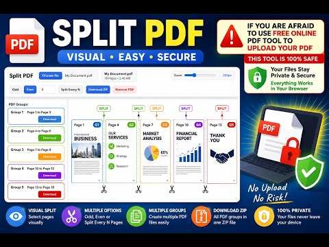 Create Your Own Secure PDF Splitter Tool No Upload Needed