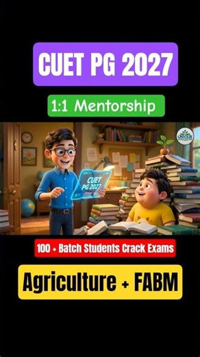 CUET PG Agriculture or fabm New Batch 💥💫