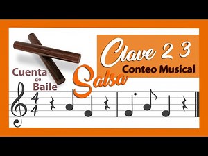 Conteo musical SALSA 🎶 23 5 and 8 | CLAVE 🥰 salsa timing
