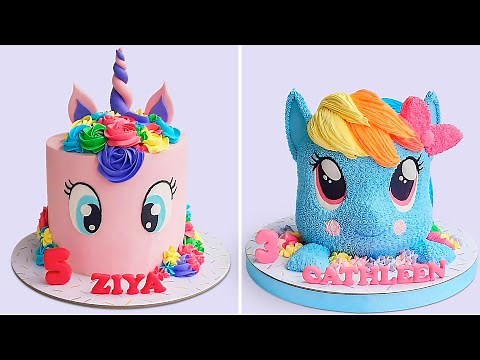 Best Unicorn Birthday Cake Ideas 🦄 Beautiful Easy Cake Decorating Recipes