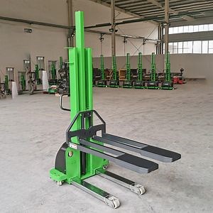 [Hot Item] Self Loading Electric Stacker Truck for Warehouse Handling and Transport