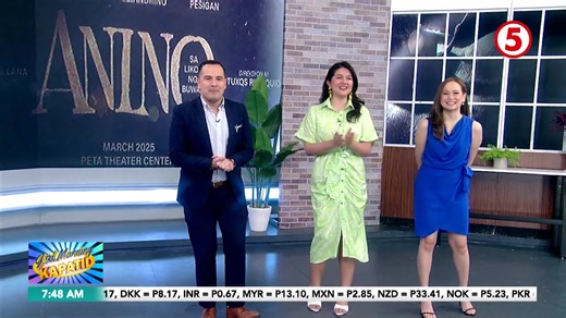 #GuMKSpotlightOn | Bumisita ang award-winning film na "Anino sa Likod ng Buwan" casts na sina Elora Españo, Ross Pesigan, Denise Esteban, at Vincent Pajara sa #GudMorningKapatid ngayong Lunes, Feb. 24. #News5 For more latest stories, visit us at www.news5.com.ph | News5