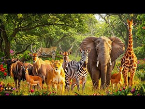 Wild Africa 4K: Diverse Animals and Ecosystems in Tanzania and Namibia \ Relaxing Landscape Film