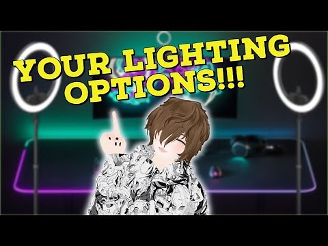 My PERFECT lighting setup for VTubing - VTubing lighting guide for Vseeface, Luppet, 3tene and more!