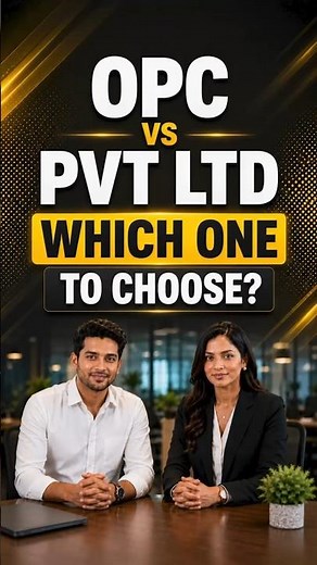 One Person Company vs Private Limited Don't Make This Mistake! #opcvspvt #companyregistration