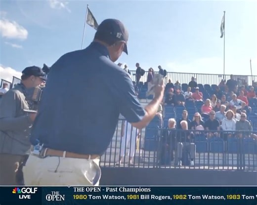 British Open 2025: Johnson Wagner apologizes to crowd after SKULLING shot into grandstand