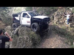 Dodge Ram 2500 rock crawling