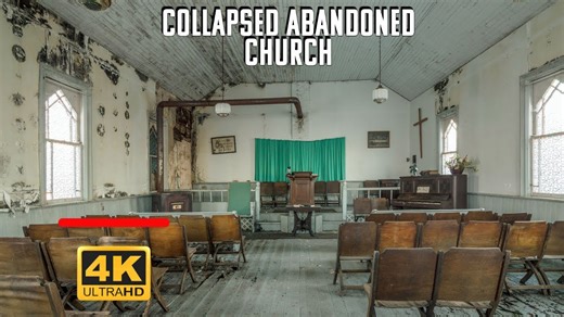 Inside an Abandoned Time Capsule Church Left Frozen in Time