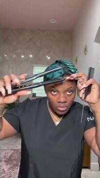 Vibrant Turquoise Hair Refresh with Relaxer & Stunning Curls Transformation #HairColor #CurlyHair