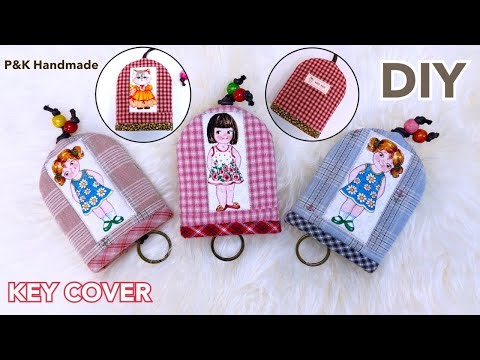 Easy To Make | How to Make Cute Key Cover | Sewing Tutorial Step by Step At Home | P&K Handmade |