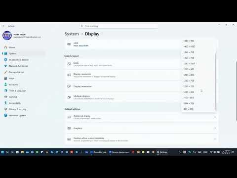 how to adjust monitor resolution in Windows 11