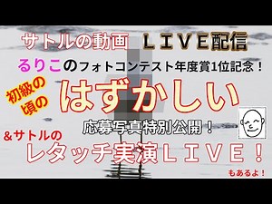 サトルの動画LIVE配信！Lightroomによるレタッチ実演＆るりこのフォトコンテスト年度賞1位記念マル秘企画公開！