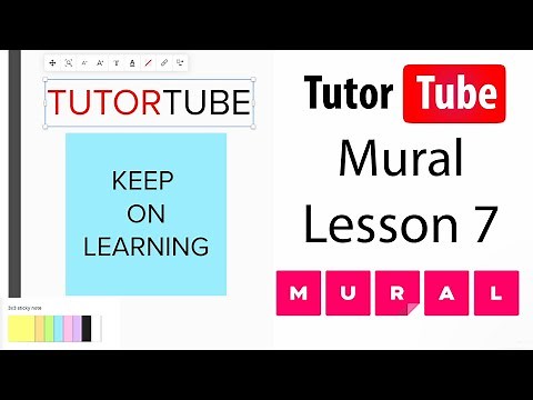 Mural Tutorial - Lesson 7 - Adding Sticky Notes and Formatting Sticky Notes