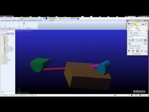 MSC ADAMS basic turorial mechanism 2/2