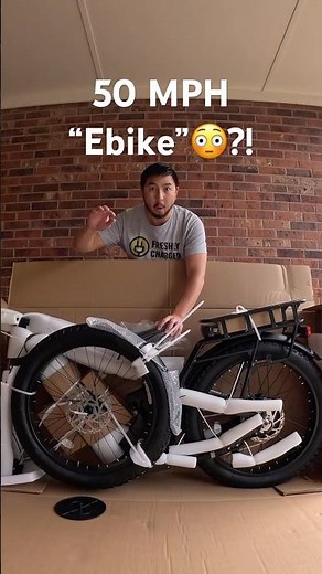 Insane 50 MPH E-bike Unboxed