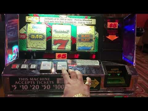 Double Dragon Slot Machine - Triple Red White Blue - High Limit