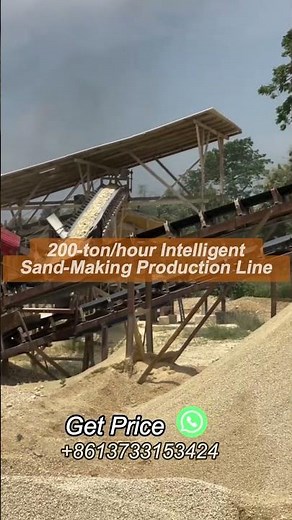 200-ton/hour Intelligent Sand-Making Production Line