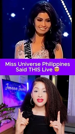Her Answer Left Everyone Speechless #missuniverse #conviction