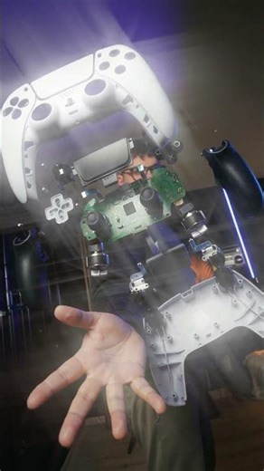 Inside a PS5 Controller (Exploded View AI)