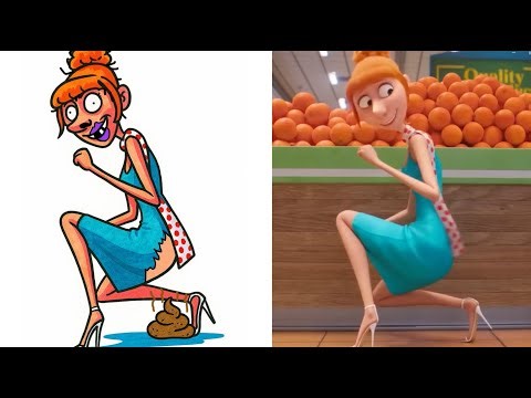 Despicable Me 4's Best Scenes - Funny Drawing Memes