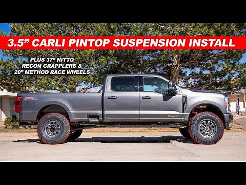 Avoiding the Death Wobble: Upgrading F-350 Suspension, 3.5” Carli Pintop Pt 2 | Driving Line BUILDS