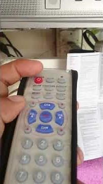 Como configurar un control universal Huayu en un tv