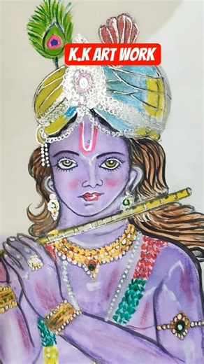 meri painting kaisi lagi 🙏🚩 jai shree krishna radhe radhe 🙏🚩