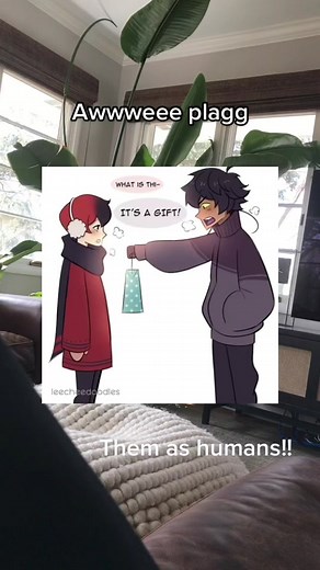 Plagg even got tiki a gift how sweet! ❤️😩🤧🥰 How he just runs away after he saw that Tikti had the ear muffs on tho ✋🏻😅 #plaggandtiki #PassTheBIC #noirrrsbaggaboo #ComeDanceWithMe #ByeByeSundayBlues #miraculoussupremacy🛐 #fyp #fanart #miraculous #plaggandtiktofanart #blessed #slayyyyyyyyyyyyyyy