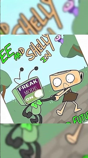 🍭||#SHELLVISION 🐚 📺 i can see in your eyes that u wanna get out Ft: Shelly and Vee #dandysworld||🍭