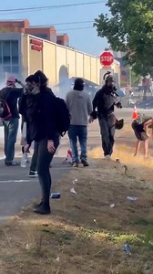 23K views · 528 reactions | Portland, Oregon Officers injured as rioters breach ICE building with explosives and rocks A mob launched fireworks, smoke grenades and threw rocks at federal law enforcement, as they broke glass and forcibly entered the ICE facility, Homeland Security Assistant Secretary Tricia McLaughlin #liberalfatigue | The Steve Gruber Show | Facebook