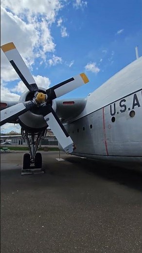 Fairchild C-119 Flying Boxcar at the Aerospace Museum of California