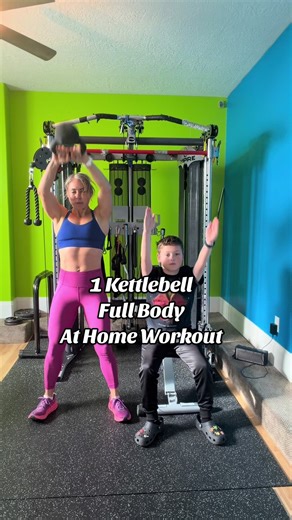 Come join us today as a model a full body at home minimal equipment workout two ways! For the intermediate/advanced option, grab one kettlebell and let’s get going! If you need a seated option, follow my son as he models for you what to do! We all deserve to move our bodies in waves that are joyful and nourishing! 3-5 Rounds: 10 Kettlebell Swings 10 Kettlebell Power Clean and Press #seatedworkout #beginnerworkout #athomeworkout #kettlebellworkout #movementismedicine