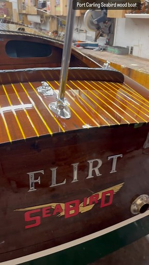 Port Carling is the hub for wooden boats for nearly 100 years and Flirt is a 24 ft model with a 6 cylinder engine- one of the nicest boats - looked at purchasing this boat 2 years ago and now I wish I had ! Fine work by @allman_boatworks1 #boat #boating #boatbuilding #woodworking #craftsmanship #woodboat #woodenboat #oldboat #boatshop #boatbuilding #chriscraft #muskoka #portcarling #lakeboat #yachttender | Kevlar Bike