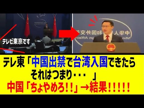 【衝撃】テレ東記者、完全アウェーの中国外交部記者会見で・・・