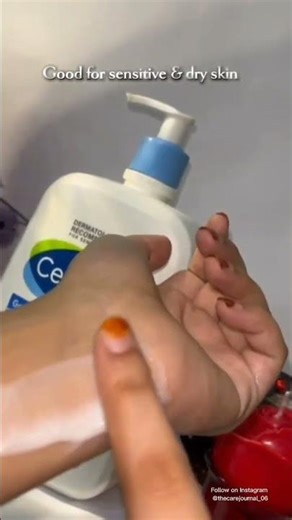 “If your skin is dry, bumpy, or sensitive… this cleanser might save you 🫧✨ #Cetaphil”