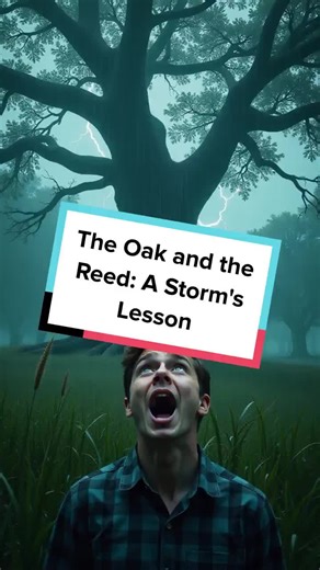 Witness the stormy showdown between pride and humility. Who survives when the tempest strikes? #naturetale #lifelessons #storytime #animation #inspiration