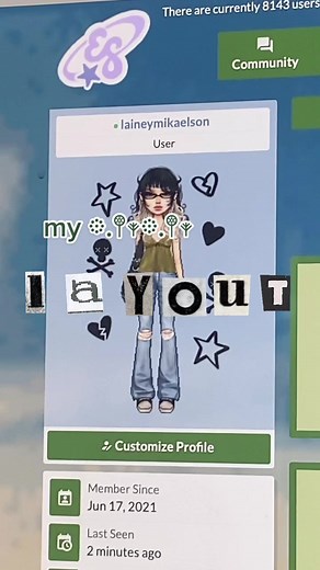 Everskies Layout in Progress: Sage Green Theme