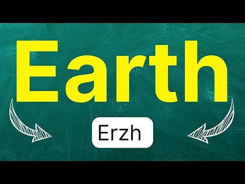 Cómo pronunciar: Earth 'Tierra' 'Planeta' en inglés Americano con ejemplos.