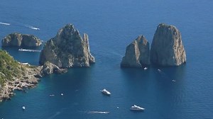 Views Isle Capri Off Coast Italy: vídeo stock (100% livre de direitos) 9285173 | Shutterstock