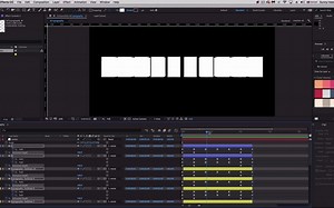 AE文本文字转换3D形状图形视频教程 人人素材RRCG