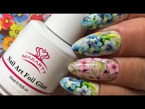 How to Apply Nail Art Foil The EASY WAY W/ Makartt's Foil Gel & Foils