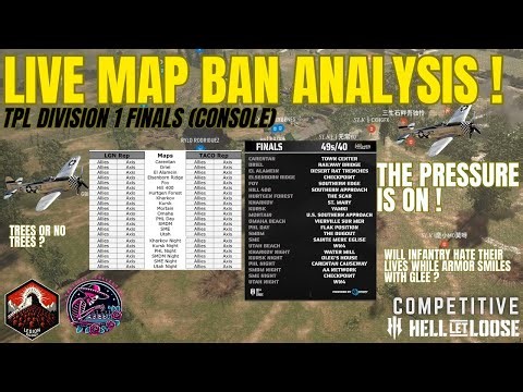 Competitive Map Ban Analysis - LIVE - TACO vs Legion - Division 1 Finals
