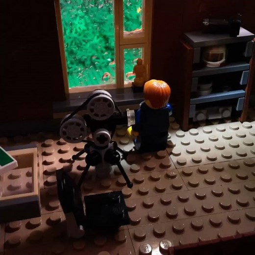 How to build a LEGO Film Projector / #shorts #animation #legoshorts