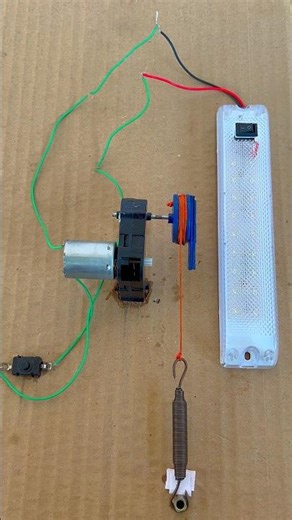 Powering 200 led small led using gear motor