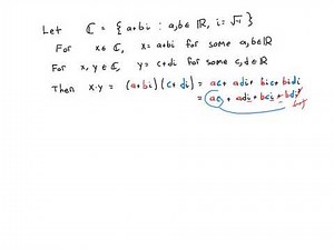Multiplicative group of complex numbers example